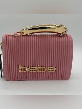 New Bebe Rely Metal Handle Crossbody